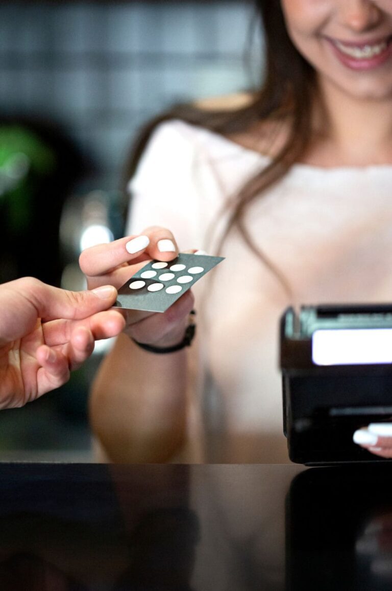 Cartão fidelidade cliente A Gata Cristy